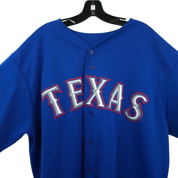Majestic Texas Rangers 2010 MLB World Series Jersey Size XL #5 Ian Kinsler - Picture 9 of 16